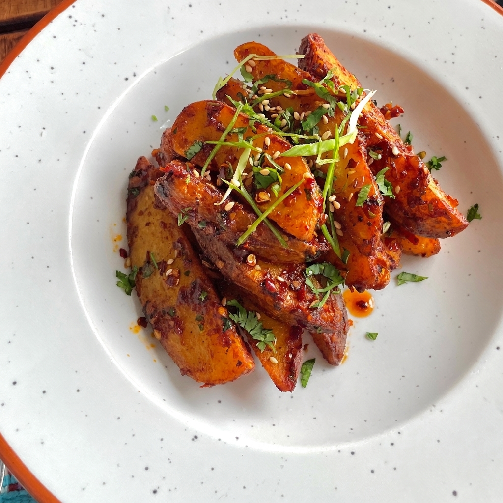 Mustang Aalo spiced potato wedges